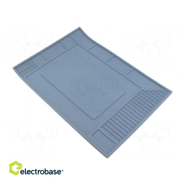 Soldering mat | 297x210mm | silicone | Resistance to: temperature