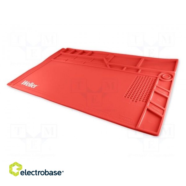 Soldering mat | 546.1x349.3mm | silicone | 300°C | Size: L image 2
