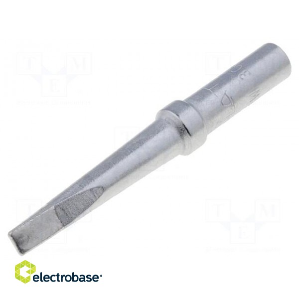 Tip | chisel | 3.2x1.2mm | for  soldering iron | WEL.LR-21 | WEL.ET-M