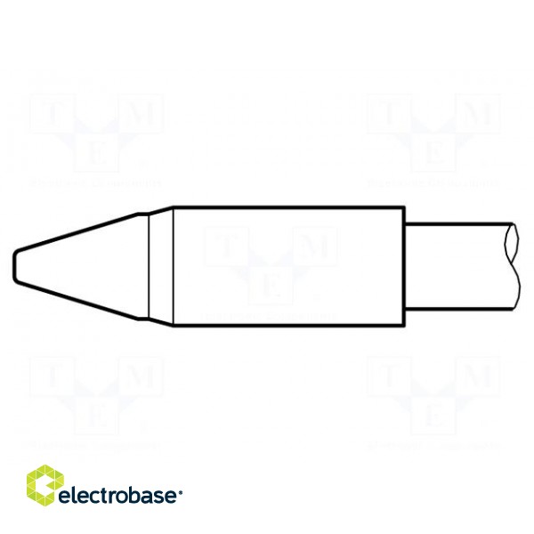 Tip | chisel | 4.8x1.5mm | longlife