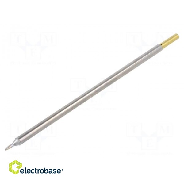 Tip | chisel,elongated | 1mm | 302°C | for soldering station фото 1