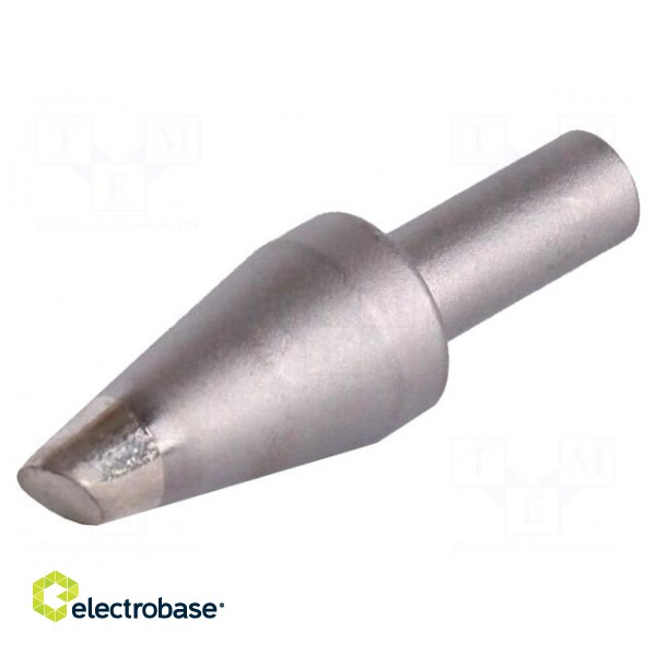 Tip | conical sloped | 6mm | for soldering station | QUICK-206D