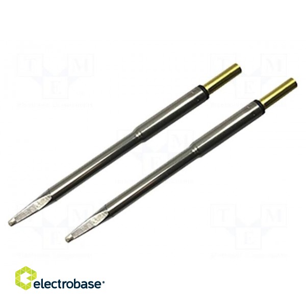 Tip | cutting | 2mm | 413°C | for soldering station | 2pcs | MX-PTZ