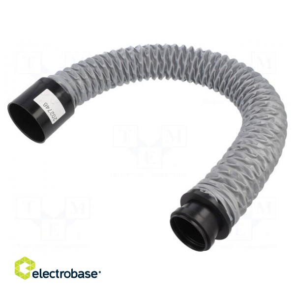 Soldering accessories: flexible pipe for fume extractor | L: 1m