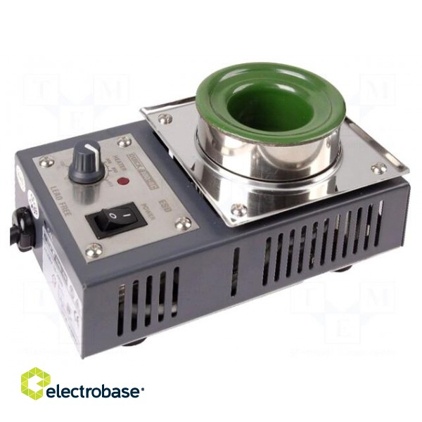 Device: soldering pot | 200W | 150÷450°C | 36mm | 230VAC | Plug: EU