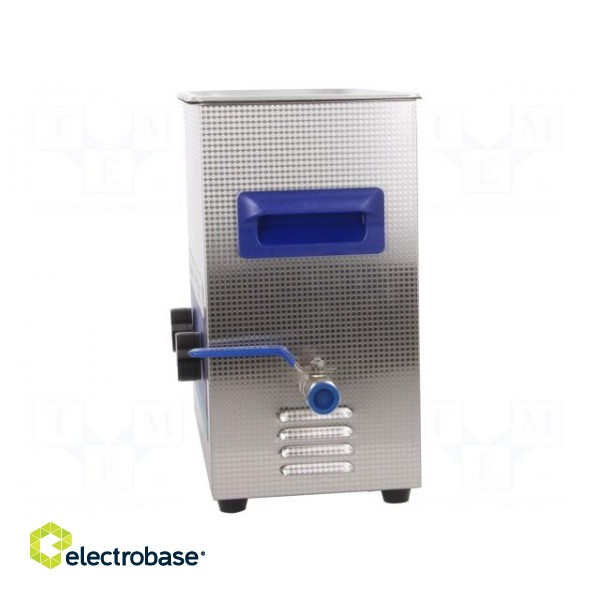 Ultrasonic washer | 300x155x150mm | 40kHz | 20÷80°C | 230VAC | Plug: EU image 4