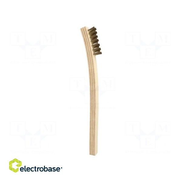 Tool: brush | brass wire | L: 200mm | for precision work