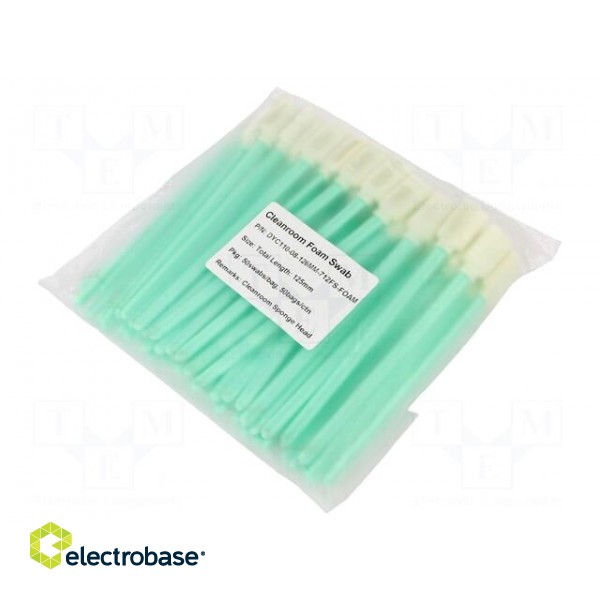Tool: cleaning sticks | L: 126mm | Length of cleaning swab: 25mm image 1