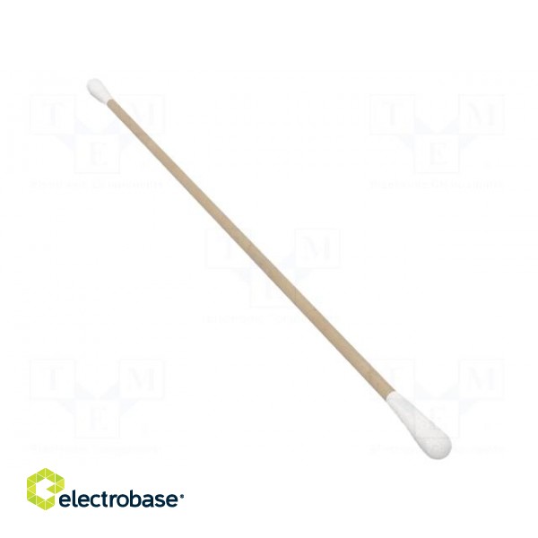 Tool: cleaning sticks | L: 152.4mm | 100pcs | Handle material: wood paveikslėlis 1