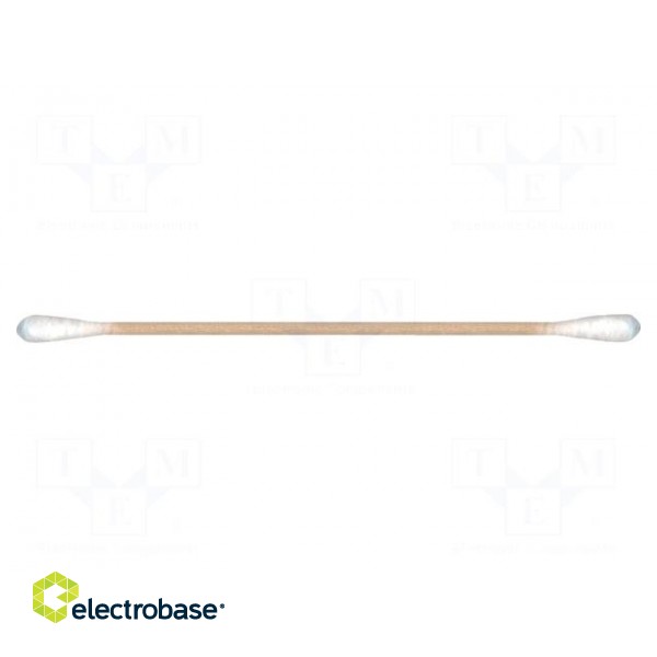 Tool: cleaning sticks | L: 152.4mm | 100pcs | Handle material: wood paveikslėlis 3