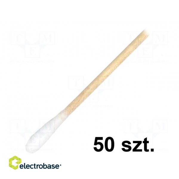 Tool: cleaning sticks | L: 152mm | Length of cleaning swab: 16mm image 2