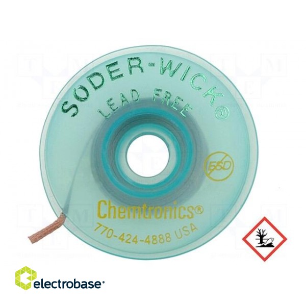 Tape: desoldering | Lead Free,No Clean | W: 1.5mm | L: 3m | ESD