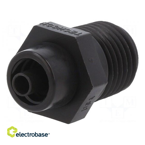 Adapter | black | Luer Lock | for dispensing cartridges image 1