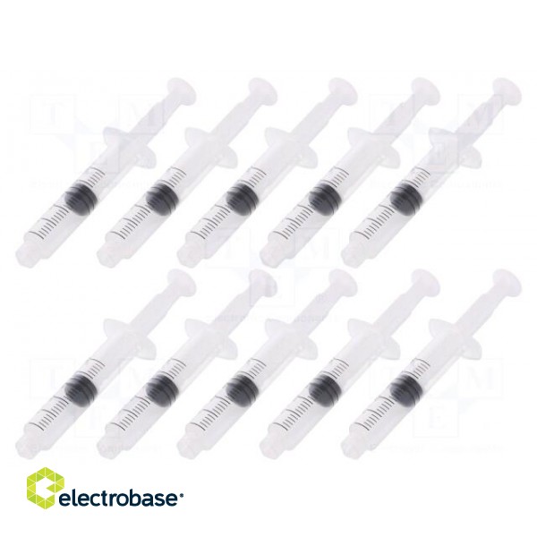 Syringe | 5ml | Colour: transparent | Luer Lock | Mat: polypropylene