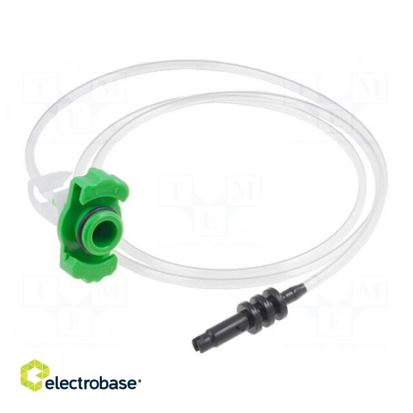 Syringe adapter | 10ml | green | silicone free | QuantX