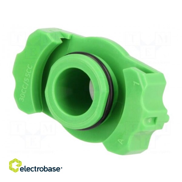 Syringe adapter | 30/55ml | Colour: green