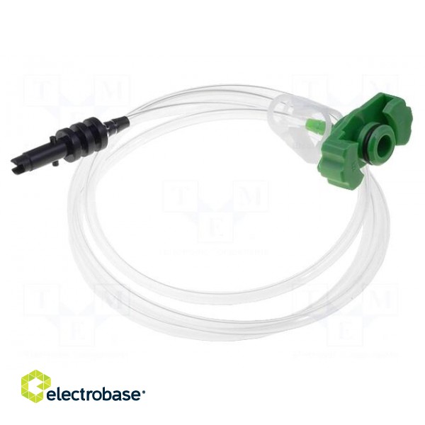 Syringe adapter | 5ml | green | silicone free | QuantX