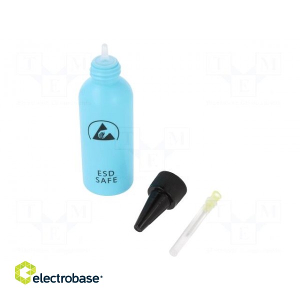 Dosing bottles | 60ml | ESD | blue | Size: 26 | Equipment: needle