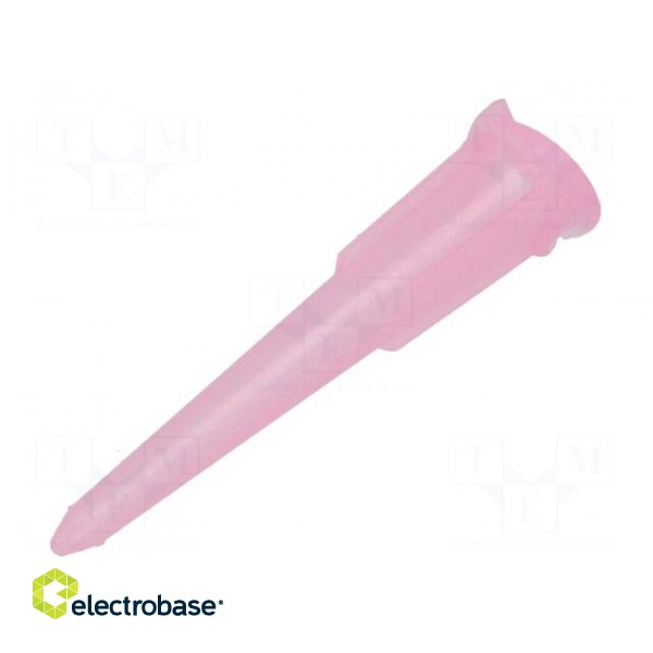 Needle: plastic | 1.25" | Size: 20 | double tapered,straight | 0.58mm
