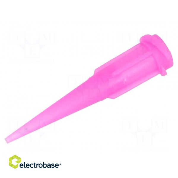 Needle: plastic | 1.25" | Size: 20 | straight,conical | 0.58mm