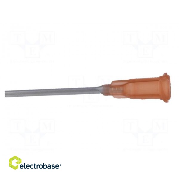 Needle: steel | 1" | Size: 15 | straight | 1.37mm | Mounting: Luer Lock image 3