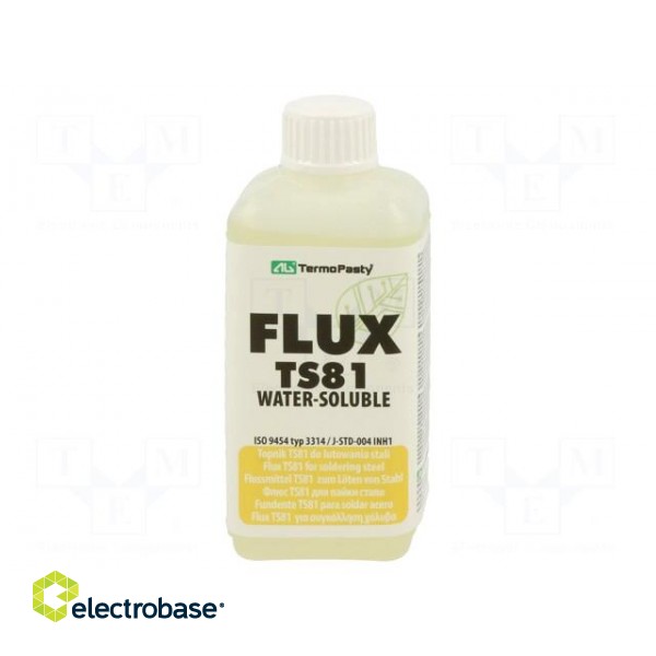 Flux: rosin-free | Water Soluble,F-SW13 | liquid | bottle | 0.1l