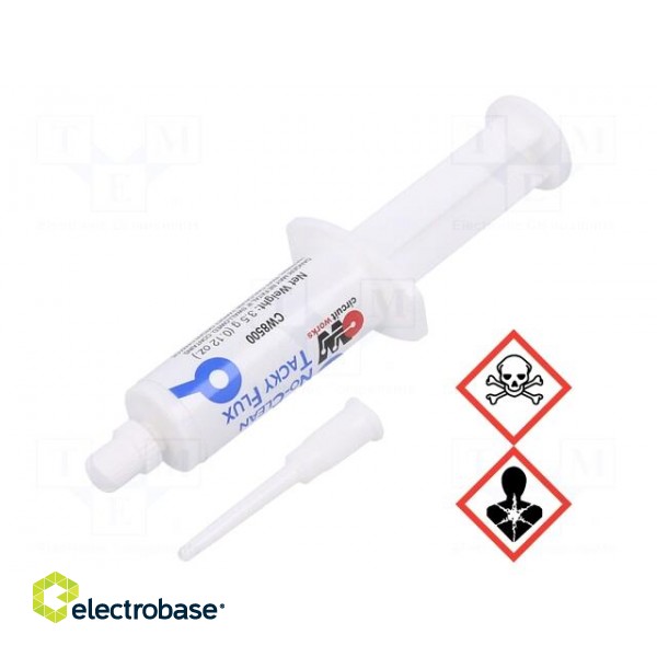 Flux: rosin based | halide-free,No Clean,ROL0 | gel | syringe | 3.5ml