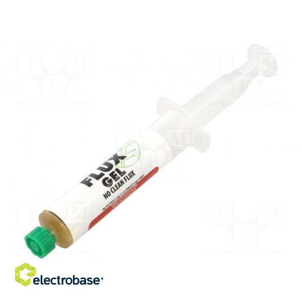 Flux: rosin based | RMA | gel | syringe | 14ml | SMD soldering