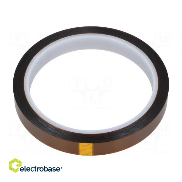 Tape: high temperature resistant | Thk: 0.07mm | 50% | amber | W: 12mm