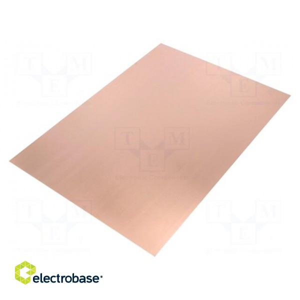 Laminate | CEM3 | 1.5mm | L: 210mm | W: 297mm | Coating: copper