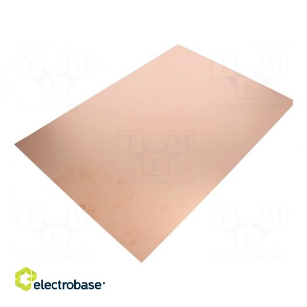 Laminate | FR4 | 0.6mm | L: 420mm | W: 297mm | Coating: copper