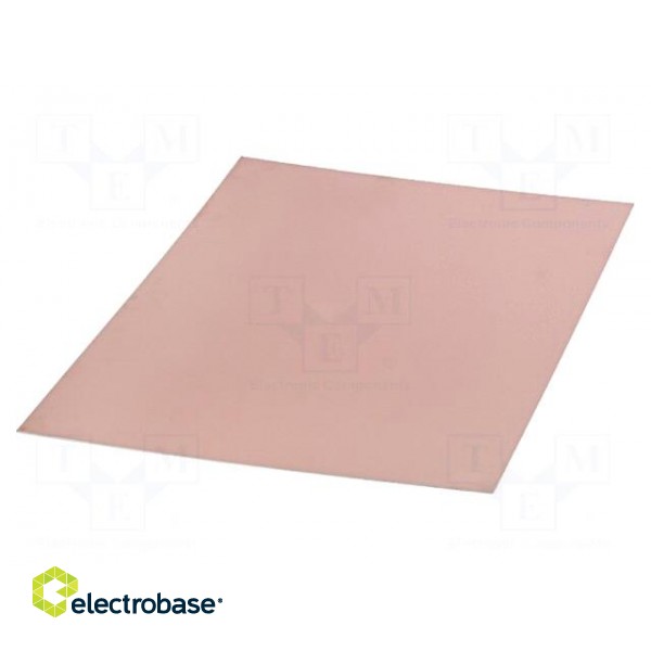 Laminate | FR4 | 1.5mm | L: 610mm | W: 457mm | Coating: copper