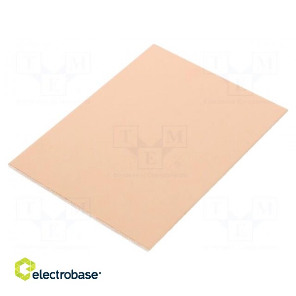 Laminate | FR4,epoxy resin | 1.6mm | L: 75mm | W: 100mm | Coating: copper image 1