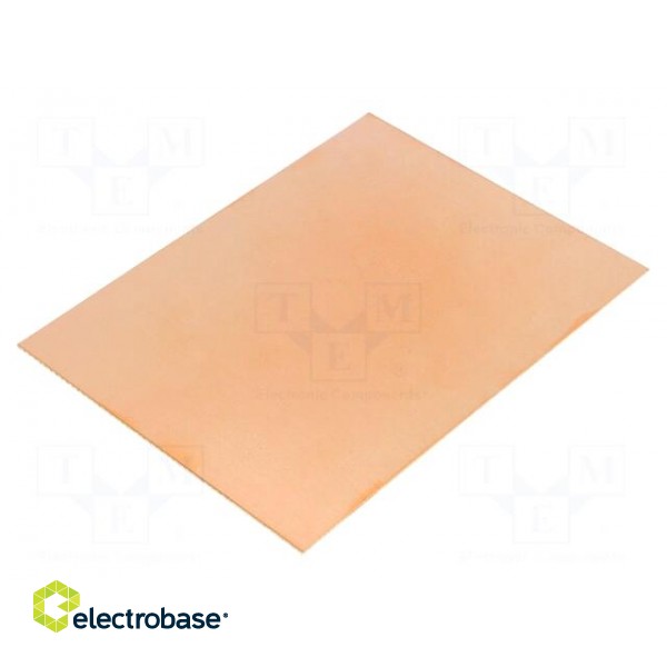 Laminate | FR4,epoxy resin | 2.4mm | L: 100mm | W: 75mm | Coating: copper