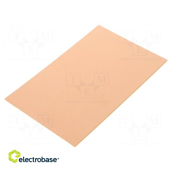 Laminate | hard paper | 1.6mm | L: 100mm | W: 160mm | Coating: copper image 1