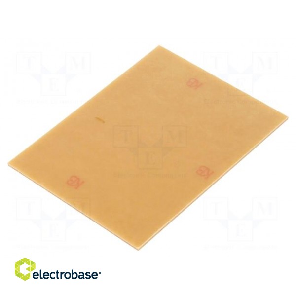 Laminate | hard paper | 1.6mm | L: 75mm | W: 100mm | Coating: copper image 2