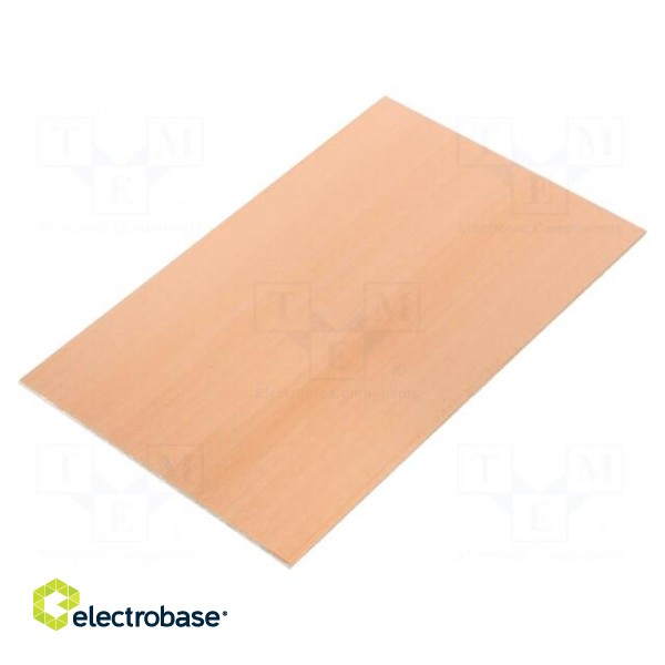 Laminate | FR4,epoxy resin | 1.6mm | L: 100mm | W: 160mm | double sided image 1