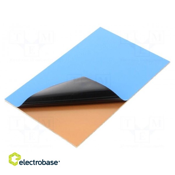 Laminate | FR4,epoxy resin | 1.6mm | L: 100mm | W: 160mm | double sided image 1