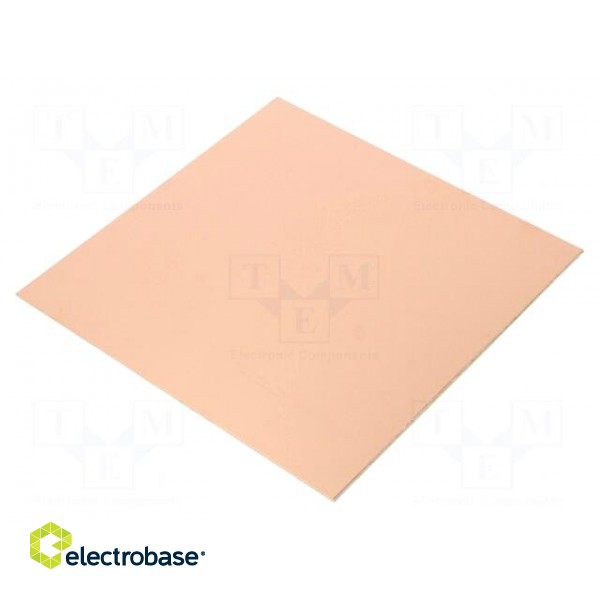 Laminate | FR4,epoxy resin | 1.6mm | L: 150mm | W: 150mm | double sided image 1