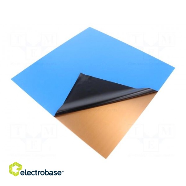 Laminate | FR4,epoxy resin | 1.6mm | L: 250mm | W: 250mm | double sided image 1