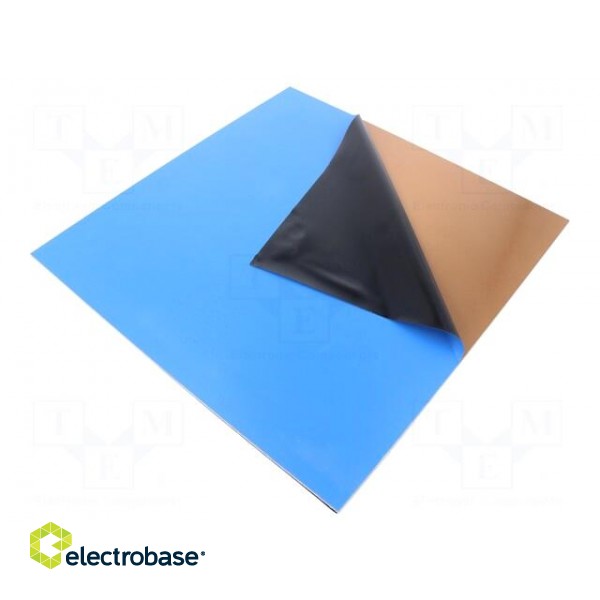 Laminate | FR4,epoxy resin | 1.6mm | L: 250mm | W: 250mm | double sided image 2