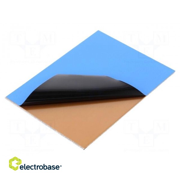 Laminate | FR4,epoxy resin | 1.6mm | L: 75mm | W: 100mm | double sided image 1