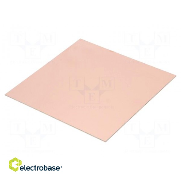 Laminate | FR4,epoxy resin | 1.6mm | L: 200mm | W: 200mm | double sided image 1