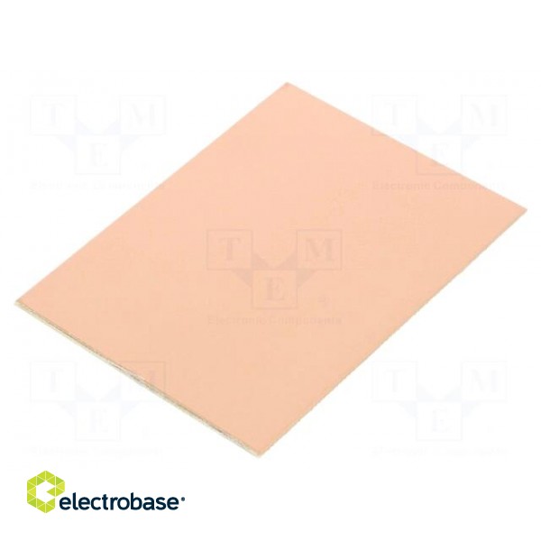 Laminate | FR4,epoxy resin | 1.6mm | L: 75mm | W: 100mm | Coating: copper