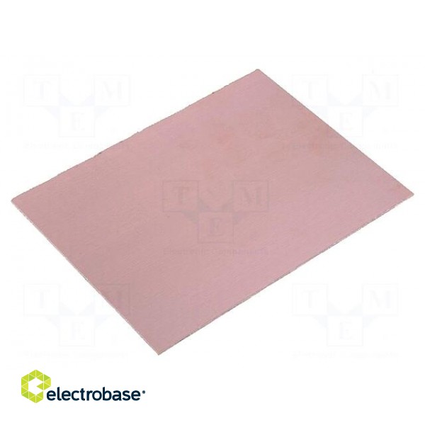 Laminate | FR4 | 1mm | L: 100mm | W: 75mm | Coating: copper | double sided