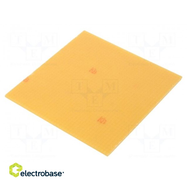 Board: universal | without copper | W: 100mm | L: 100mm | Thk: 1.6mm image 3