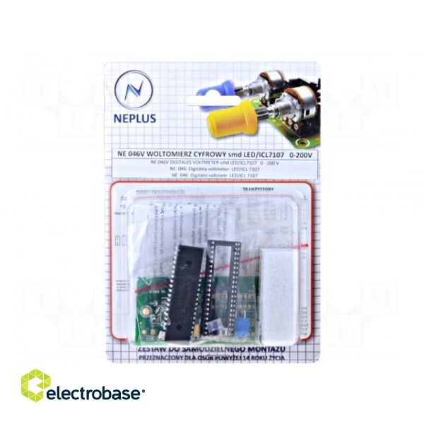 Circuit | digital voltmeter | 8÷15VDC