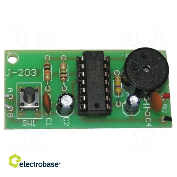 Circuit | humidity sensor | 9VDC | flood detection