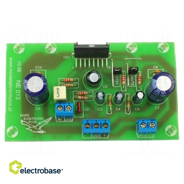 Circuit | Mono amplifier | 100W | IC: TDA7294 | Channels: 1