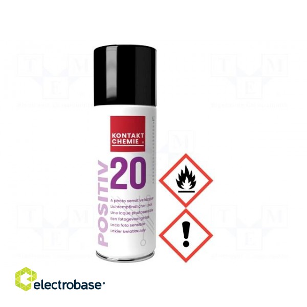 Chemical agent: photoresist | spray | 200ml | violet | 870mg/cm3@20°C
